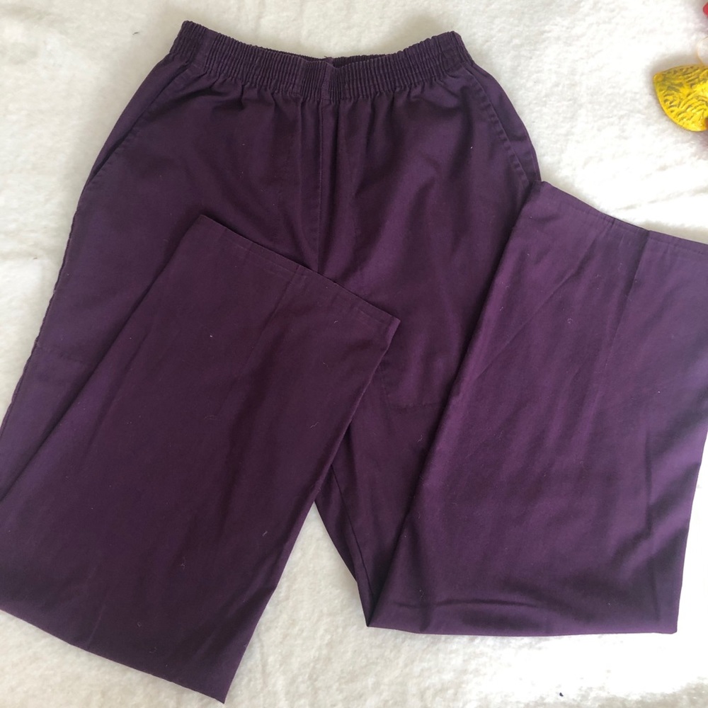 🌻Scrub Deep purple scrub pants XS